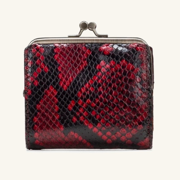 NWT Patricia Nash Astor Wallet - Red Python - Picture 2 of 8